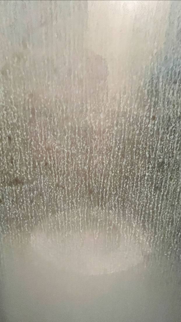 Hard water stains before